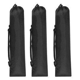 PATIKIL 31x8" Camp Chair Replacement Bag Set of 3 Nylon Folding Camping Chair Carrying Bag Outdoor Camping Tripod Case Bag Black