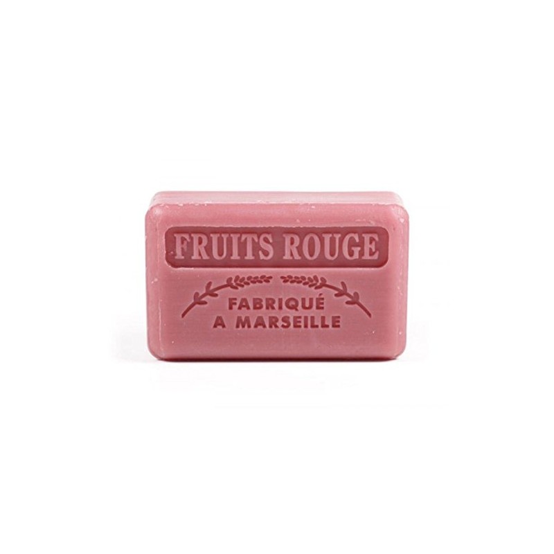125g Savon De Marseille Soap - Red Fruits (Fruits Rouge)
