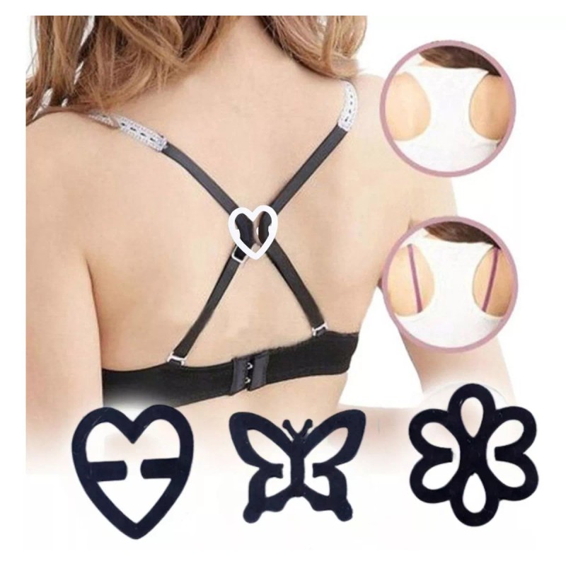 Universo en Linea Clips Sujetador Correas Bra Strap Elástico Ajustable