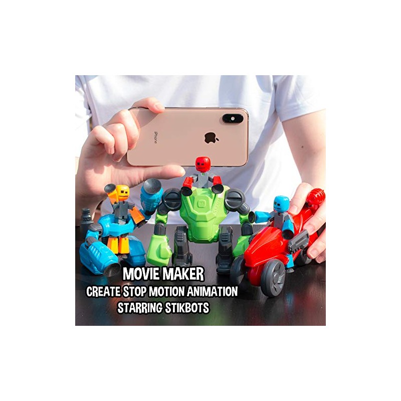 Zing Stikbot Megabots - Stikbot Poseable Collectible Stop Motion Action