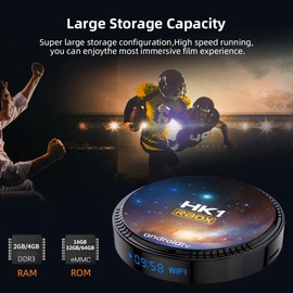 Amlogic S905W2 Android 11.0 TV Box HK1 Box Android TV Box 4GB RAM 64GB ROM Dual-WiFi 2.4GHz/5GHz BT Quad Core 64 Bits 3D/8K Full HD/H.265 Android Box