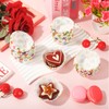Whaline 600Pcs Valentine's Day Cupcake Liners Conversation Heart Cupcake Wrappers