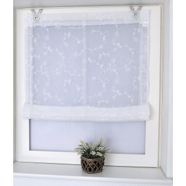 Liv Roman Blind with Eyelets K 60/140 White