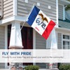 ANLEY Fly Breeze 3x5 Foot Iowa State Flag - Vivid