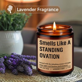LEADO Funny Standing Ovation Candle, Stage Performers Gifts - Theater Gifts for Actors, Singers, Dancers, Musicians, Theater Students, Graduates - Congrats, Graduation, Birthday Present for Women Men