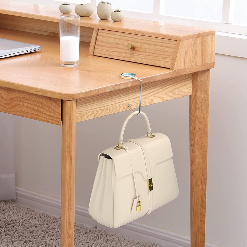 Knocent Purse Hook Handbag Hangers for Table Handbag Storage Decor