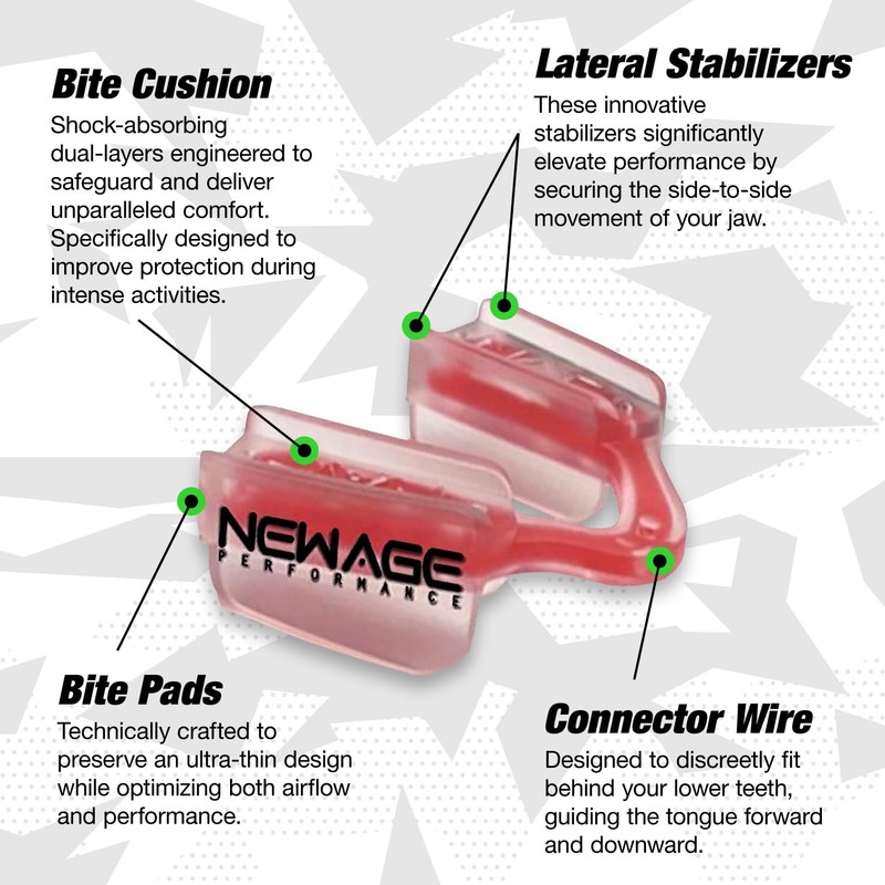New Age Performance 6DS Low Profile Mouthpiece for High-Intensity Interval
