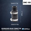 Fernco PDWC-100 Flexible Dishwasher Drain Connector