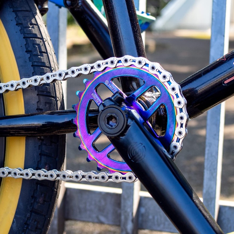 Salt Cool Light Chain for BMX, Lightweight, Thick Teeth, 1/2"x1/8",