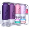 Tocelffe TSA Approved Travel Containers for Toiletries - Leak Proof