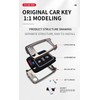 ontto Metal Car key fob cover Fit for VW Polo