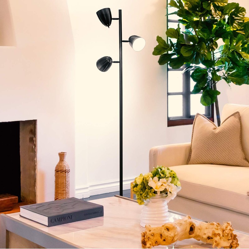 Brightech Jacob LED Standing Lamp, Modern Bright Floor Lamps for