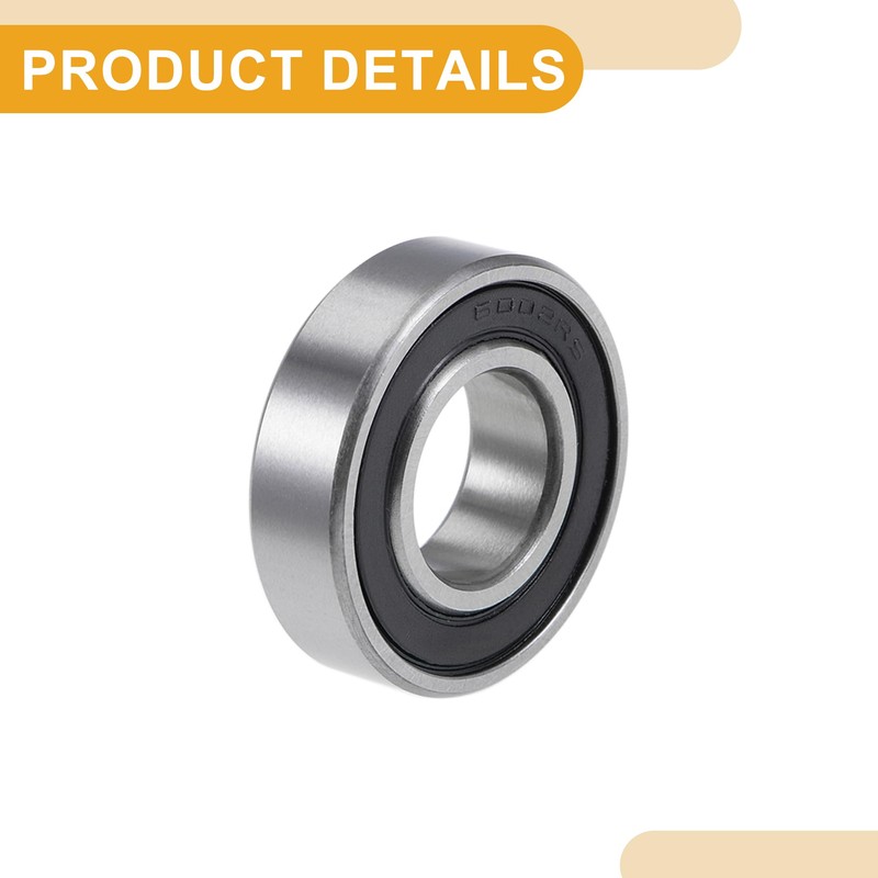 Partuto 1 Pcs Universal Deep Groove Ball Bearing - Chromium