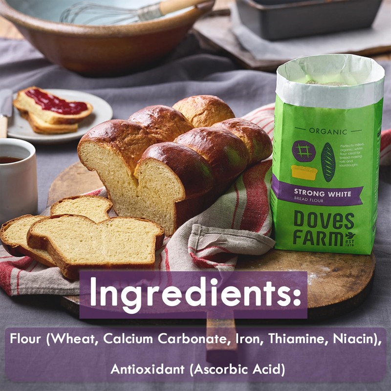 Doves Farm Organic Strong White Bread Flour | British Sourdough