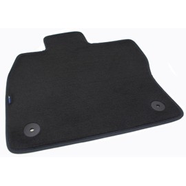 kfz-premiumteile24 Velour Doormat Driver Side Compatible with Cupra Formentor Leon (KL) e-Hybrid from 2020 Onwards Driver Mat Car Mat Premium Quality Car Mat Black