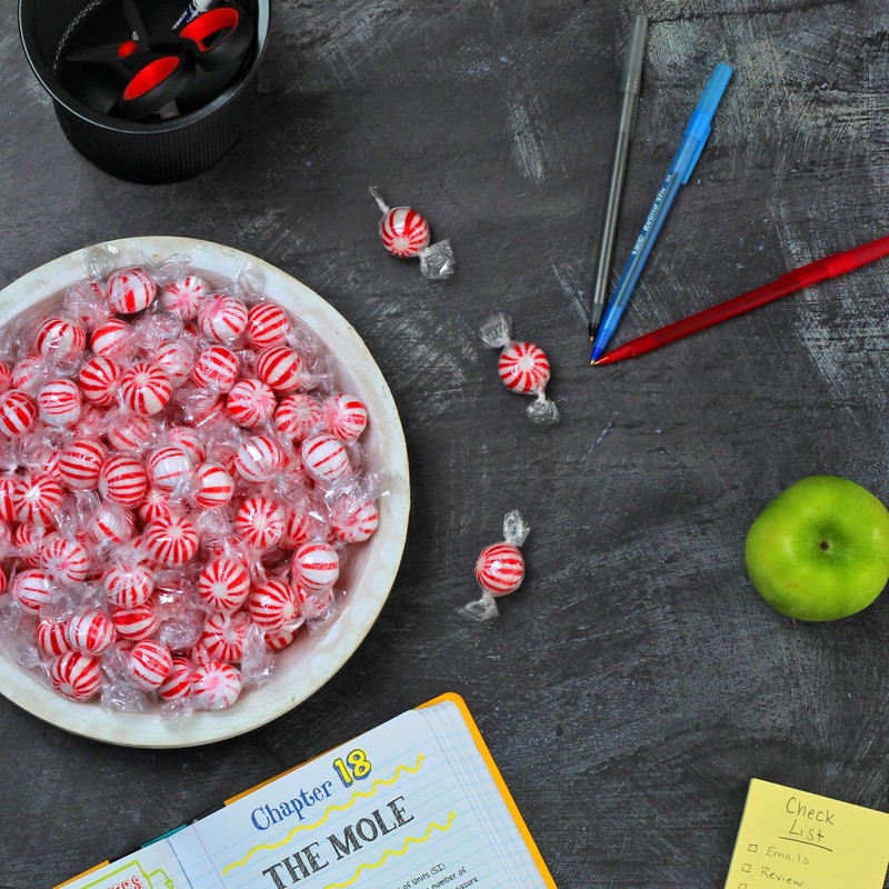Peppermint Candy Balls Bulk – 3 Pounds - Individually Wrapped