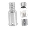 Baluue 3pcs Threaded Connector for Broom Handle Replacement Durable Extension