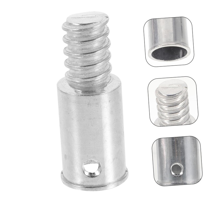Baluue 3pcs Threaded Connector for Broom Handle Replacement Durable Extension