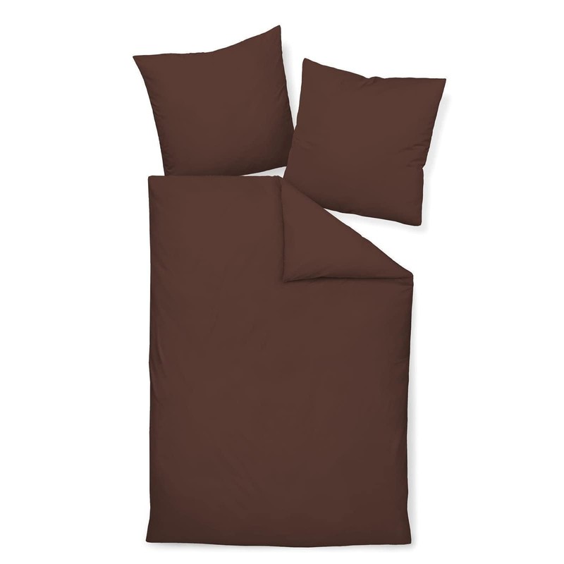 Janine Mako Satin Bed Linen, Plain Colours, 40 cm x