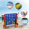 Fireflowery 4-to-Score Giant Yard Game, Jumbo 4-in-A-Row Giant Game Set