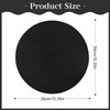 Round Placemats Set of 6, 15 Inch Linen Fabric Table