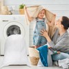 sourcing map Laundry Bag with Drawstring Closure, 27"x22" Dirty Clothes