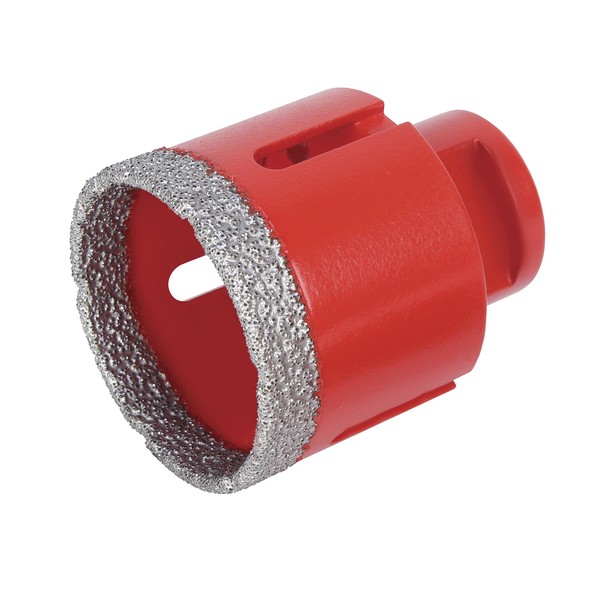 RUBI 4914 Drygres 50mm Diamond Drill Bit (Dry), Metallic Silver, diámetro de 50 mm