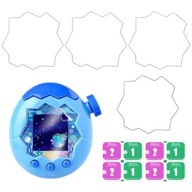 QUANTALY Tamagotchi Paradise Film, Set of 4, Compatible with Tamagotchi Paradise, TPU Material, Ultra Thin, Low Reflection, High Transmittance, High Touch Sensitivity, Bubble Prevention, Shock