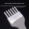 WUTA Leather Hole Punch Tool, Silver Leather Chisel Hole Punch