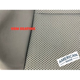 OEM SEATING For 2009 to 2015 Toyota Tacoma Driver Bottom Cloth Seat Replacement Cover Gray