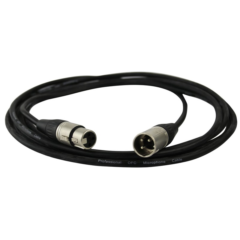 Gearlux XLR Microphone Cable, Fully Balanced, Male to Female, 3.2