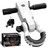 AUTMATCH Shackle Hitch Receiver 2 Inch - 3/4" D Ring