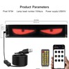 23.42x4.72in Programmable Devil Eyes LED Screen for Car Windshield -