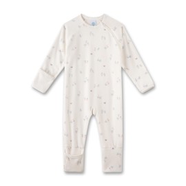 Sanetta Girls Romper Beige | Practical and Comfortable Cotton Velour Romper for Girls Baby Jumpsuit, beige