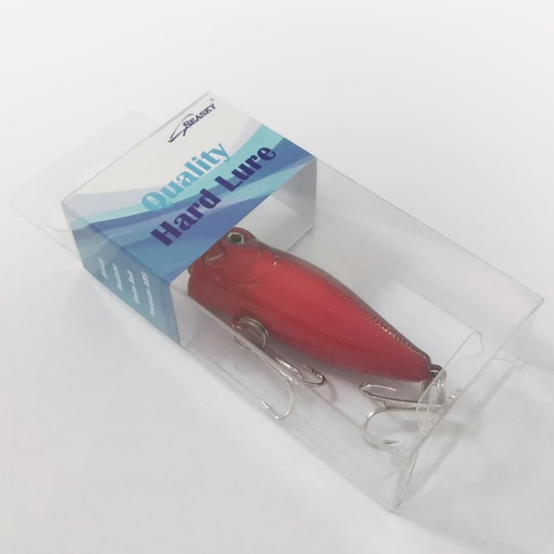 SEASKY Fishing Lure Mini Popper Top Water Splashes Swim Bait