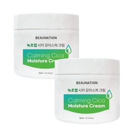 JHP Green Leaves Jojoba Large Capacity Cream 300ml 2pcs / JHP 녹초엽 호호바 대용량 크림 300ml 2개