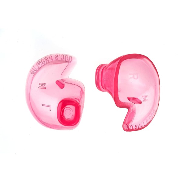 Extra Large – Non-Vented Doc’s Proplugs – Pink – Non-LEASHED