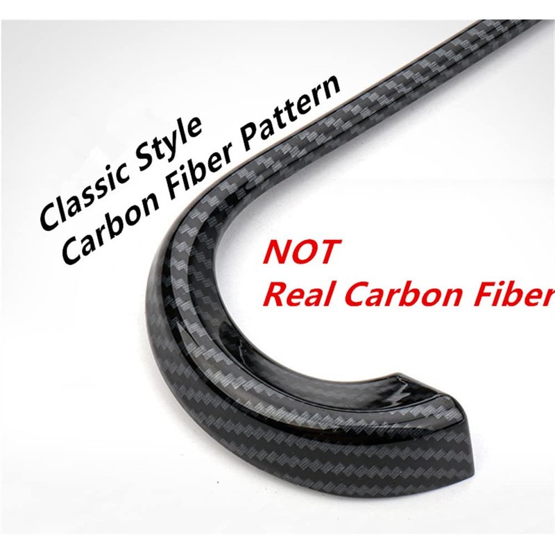 Cnaurda Carbon Fiber Style Car Center Console Air Condition Panel