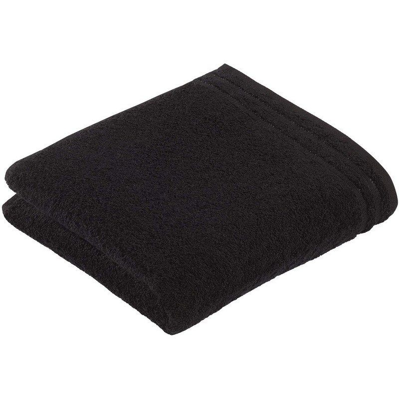 Vossen Calypso Feeling Bath Towel 100 x 150 cm Black