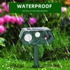 Cat Repellent Outddor, Deer Repellent Devices Solar Ultrasonic Animal Repeller