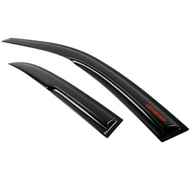 EVPROXP Window Visor Rain Guard Shade Compatible for 03-07 Accord 7TH Sedan, Side Window Vent Deflector, Dark Smoke Tinted, Tape On JDM Mug Style, 03 04 05 06 07