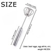 SSKHE Egg Beater Whisk, Stainless Steel Egg Whisk, Hand Push
