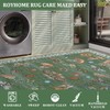 ROYHOME Mushroom Washable Rug 5x7 Area Rugs for Living Room,