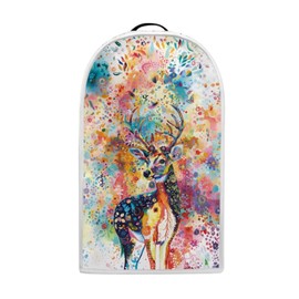 PJHEQOXE Deer Pattern Blender Dust Cover,Watercolor Fingerprint Protection Cover for Juicers or Coffee Maker,Home Kitchen Appliance Cover for Stain Dust Resistant Supplies