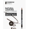 Flormar Eyebrow Pencil 405 Bitter Brown - Long-Lasting & Naturally