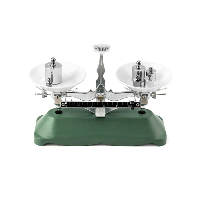 QWORK Balance Scale, 200g / 0.2g, Mini Laboratory Triple Beam