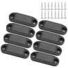 CADUFUELLY 4 Pair Magnetic Catch(Black), Magnetic Baggage Door Catch and