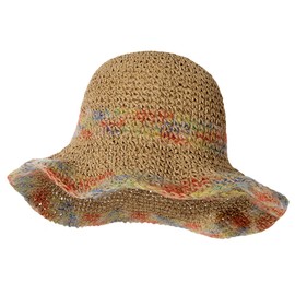 HeyCaps Sun Hat for Women - Foldable Wide Brim Bucket Beach Hat Elegant Breathable Lightweight for Vacation & Travel Khaki