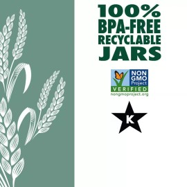 RiceSelect Tri-Color Orzo Pasta, Non-GMO, 26.5 oz (Pack of 4 Jars)