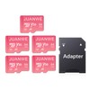 JUANWE 64GB Micro SD Card 5 Pack + Adapter 64GB